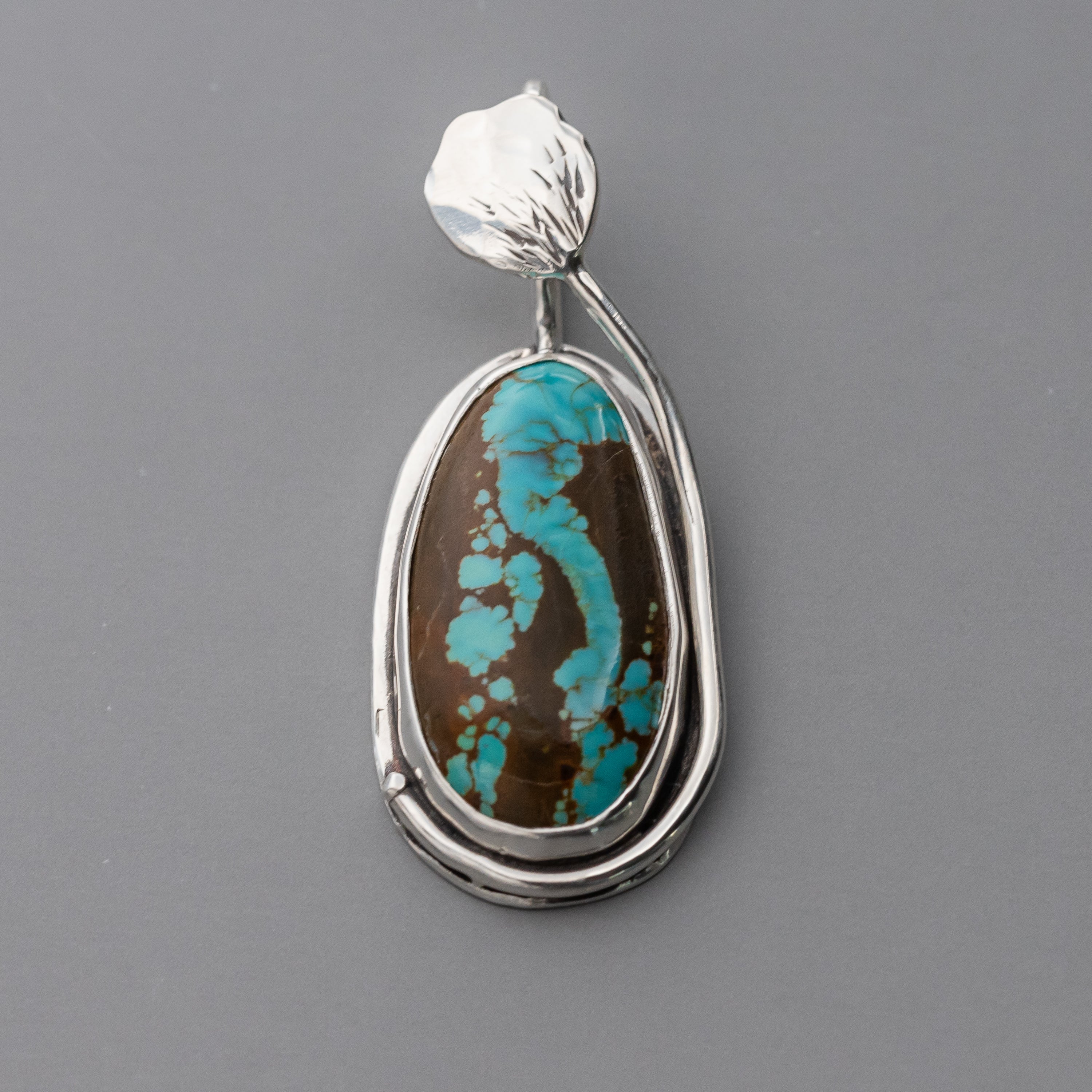 Newest Turquoise Pendant with Turquoise and Crystal Accents